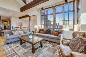 Take in the mountain vistas or take in a movie on the large flat screen TV - Baldy Mountain Overlook Breckenridge Vacation Rental
