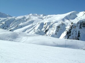 Blick aufs Gebirge