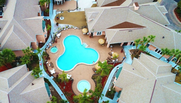Indulge in 3 pools at your doorstep, resort amenities & a warm clubhouse.