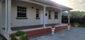 Front view of house
