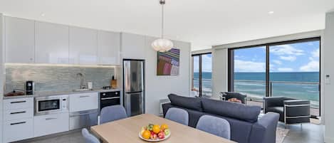 Kitchen / Living / Dining Area