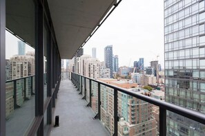 Very large walkout balcony / terrace