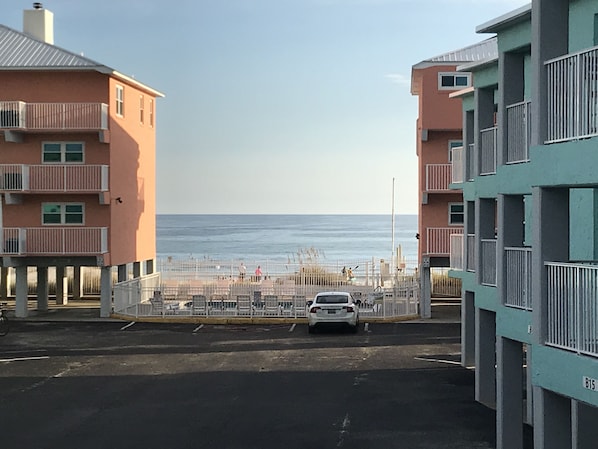 Vue depuis l’hébergement