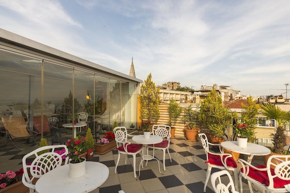common terrace on the roof