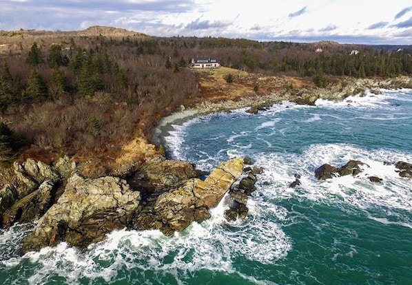 Aerial View of 30-acre Ocean Front