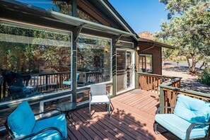 Private outdoor patio to enjoy Sedona`s outdoor lifestyle