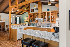 Spacious open kitchen