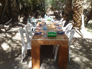 Outdoor dining