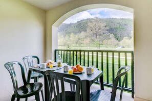 Open the door and step out onto your private balcony!