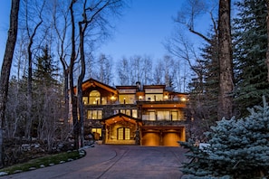 Walk to town but with wooded privacy - very rare in Aspen
