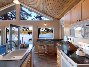 Fully stocked kitchen