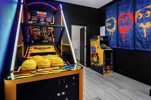 Arcade w/ Basketball Machine & More