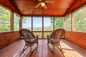 Choctaw Ridge - Loft-Primary King Bedroom's Private Balcony