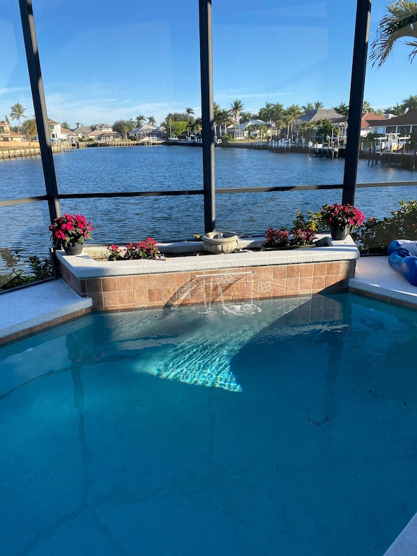 View from the pool lanai