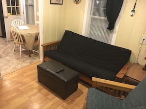 Living room with Futon couch