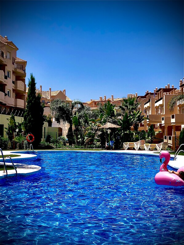 Lounge and enjoy the feel of the Spanish sun on your skin!  Fully equipped pool