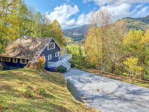 Nearly an acre of property and lots of parking