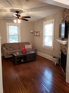 Living room and Fireplace 