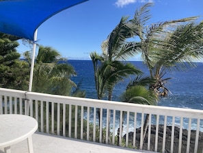 Oceanfront deck