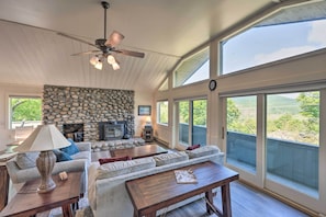 Living Room | Free WiFi | Propane Heaters | Mini-Split A/C
