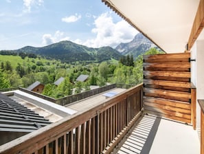 Open the door and step out onto your private balcony!