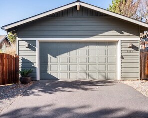 Garage off the back of house