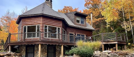 Architecturally designed Log cabin