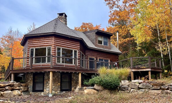 Architecturally designed Log cabin