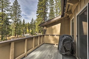 Private Deck | Gas Grill | Forest Views
