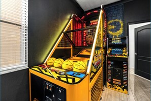 Arcade w/ Basketball Machine & More