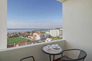 Blick vom Balkon.