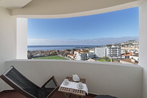 Blick vom Balkon.