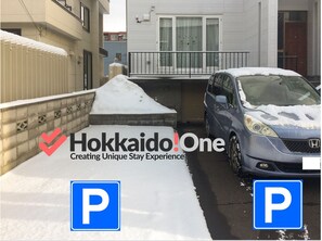 2 Full Size Parking  (Private) at Property