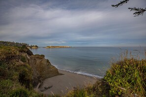 Our little section of Lighthouse Beach; private and secluded.