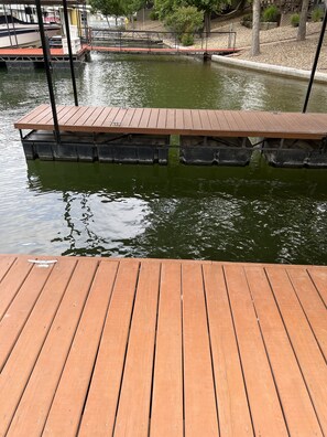Boat slip opening