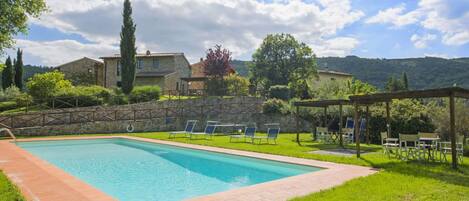 Cloud, Sky, Plant, Water, Building, Tree, Swimming Pool, Azure, Land Lot, Grass