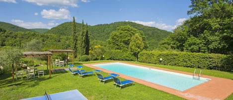 Propriété, Piscine, Herbe, Maison, Immobilier, Loisir, Villa, Biens, Arbre, Vacances