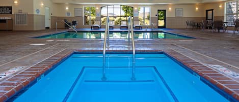 Fancy a swim? Take a dip in the indoor pool.
