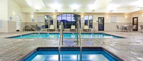 Enjoy the excellent on-site amenities including the beautiful indoor pool!