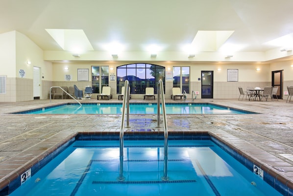 Enjoy the excellent on-site amenities including the beautiful indoor pool!