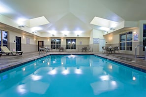 Spend time with family and friends in the indoor pool.