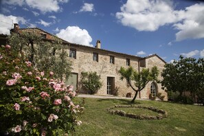 The house from the lawn