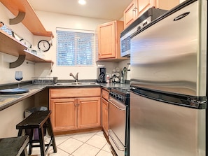 Room, Indoors, Kitchen, Sink Faucet, Furniture