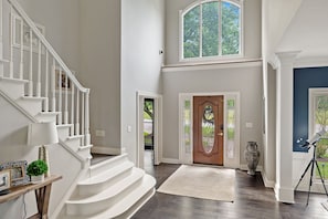 Two story foyer