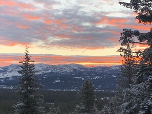 Amazing sunrise view from back decks