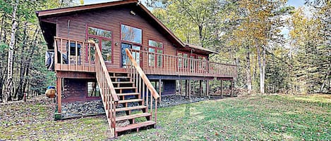 Front of the home from the Lake side