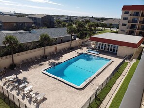 Pool view from balcony