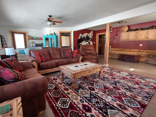 The living room is the perfect spot for the family to gather.