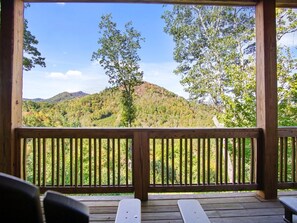 Deck with Mountain View
