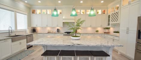 Beautiful open concept kitchen